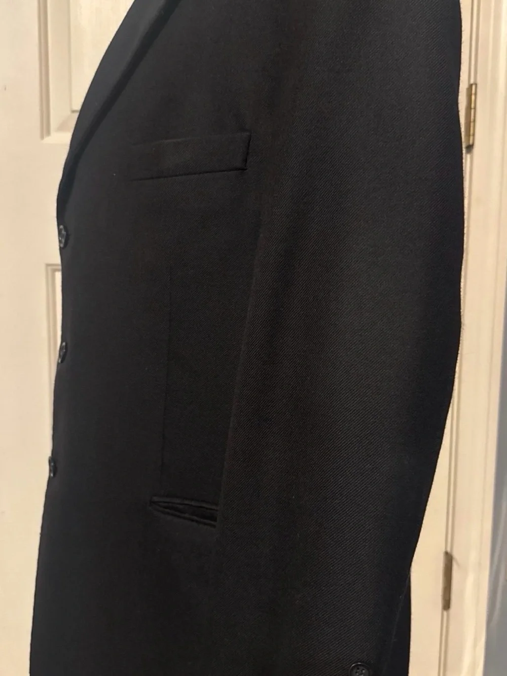 John W. Nordstrom Black Men's Three-Button Sport Coat